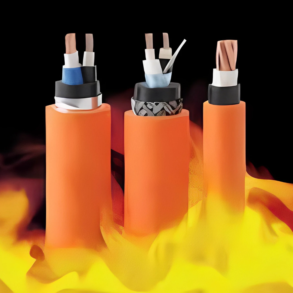 Cáp Chậm Cháy, Chống Cháy